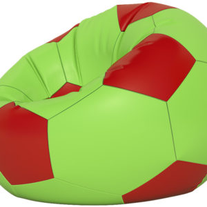 Кресло – мешок «Мяч малый», цвет салатовый+красный